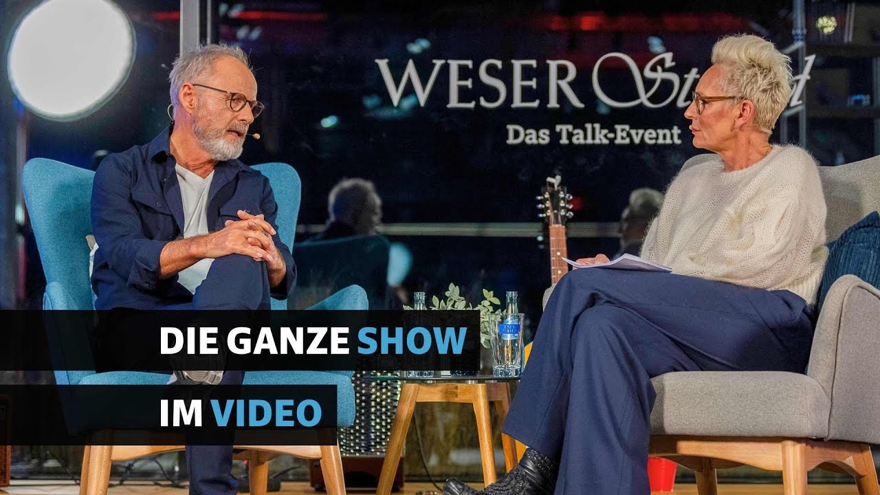 Reinhold Beckmann zu Gast bei Bärbel Schäfer im WESER-Strand | Talkshow