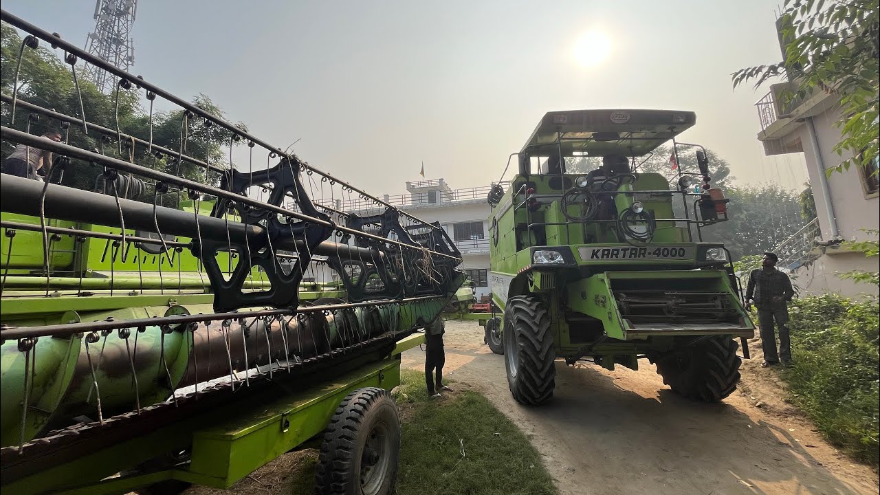 dhaan katai ka pahla din 💸❤️🌾 #agriculture #farming #harvester 