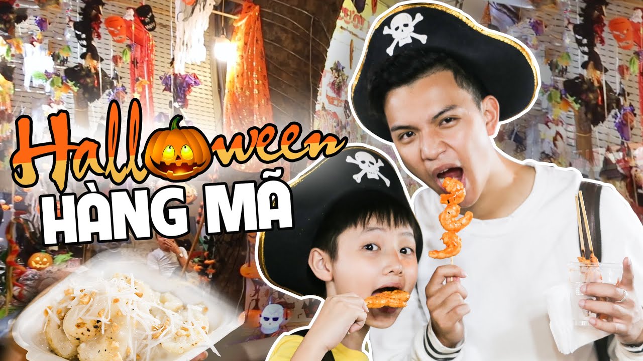 Oanh Tạc Phố Hàng Mã Nhộn Nhịp Và Ma Quái Dịp Halloween | Hivo & Tom