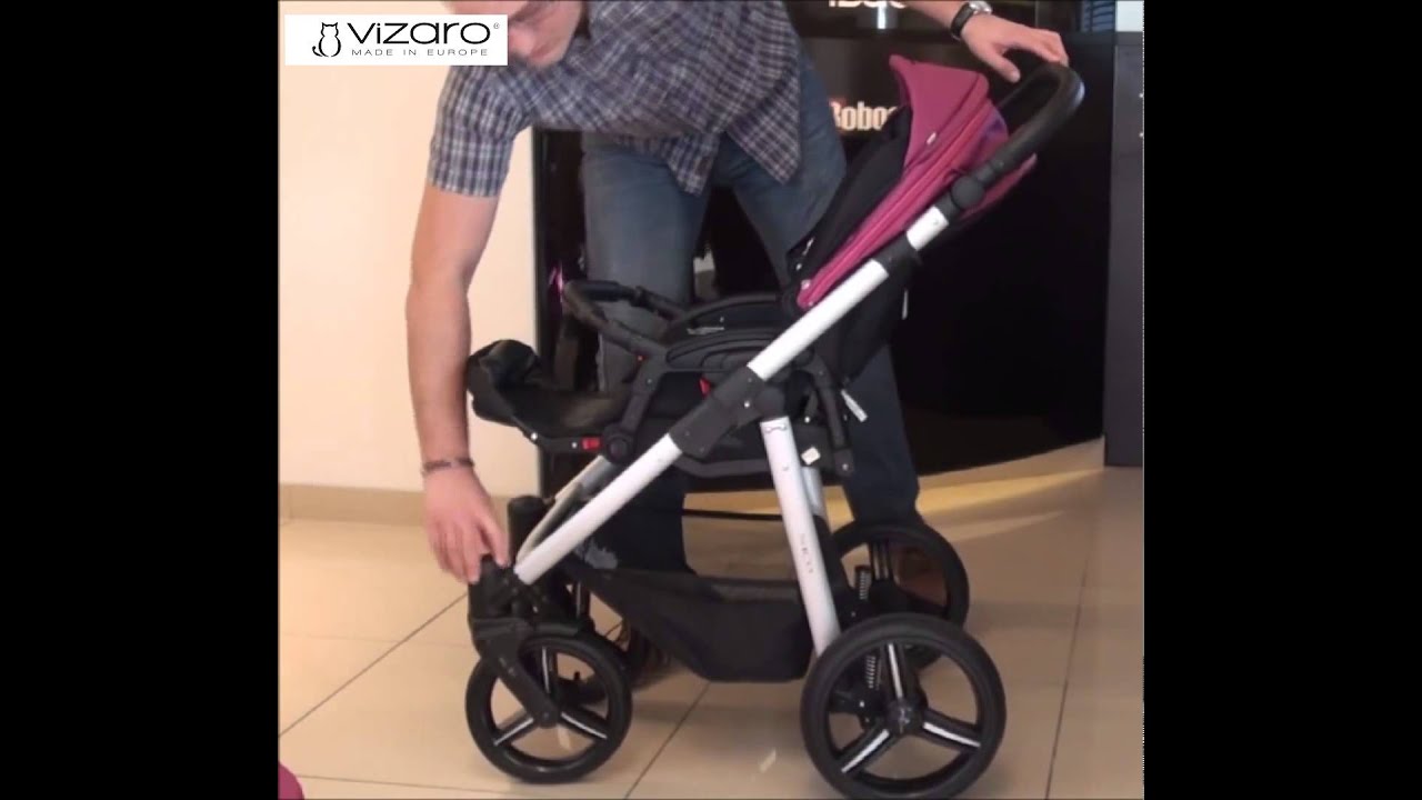 Cochecito de Bebé Gama Alta Vizaro Onyx  - Modo Silla de paseo / Push Chair Mode