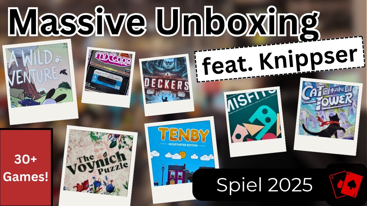 SPIEL 2025 (Essen) | Massive Haul Unboxing feat. Knippser (3+ Hours)