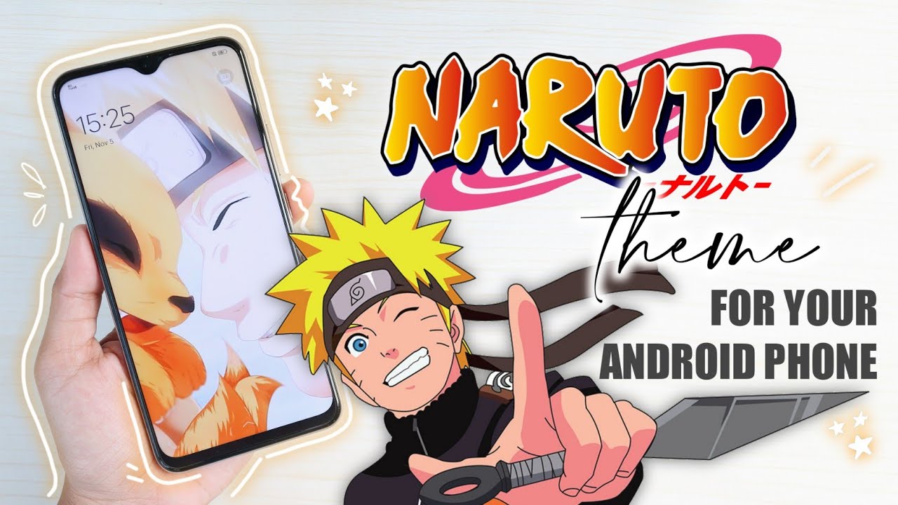 🍥 how to have your phone an anime theme - naruto theme with reused customized apps