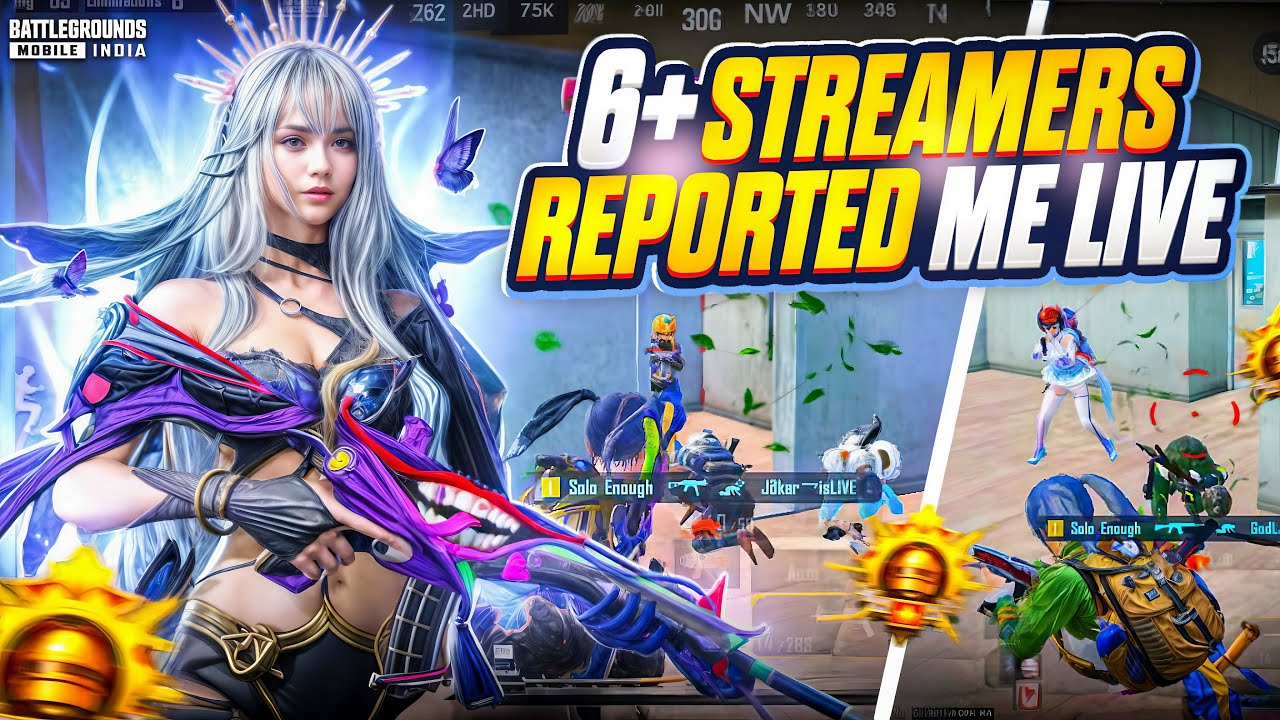 😱Pro Girl STREAMER Reported Me On Live Stream 🤯 After This 1v4 Clutch 🔥| Starryi Faith Vs Streamers 
