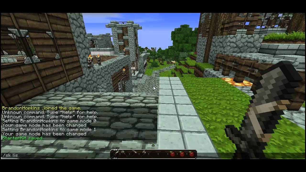 Bukkit Plugin Tutorial: StarterKit - Give new players items