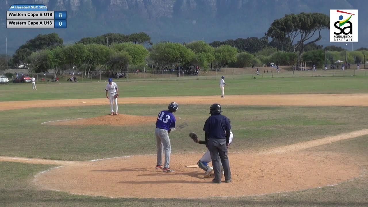 SA Baseball NBC 2025 Western Cape U18A vs Western Cape U18B