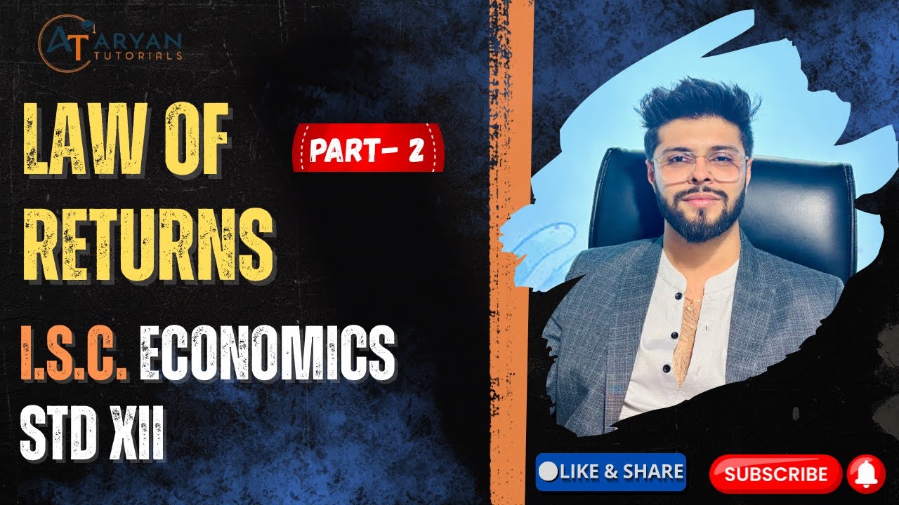 Law Of Returns | Class 12 | ISC | 2026 Boards