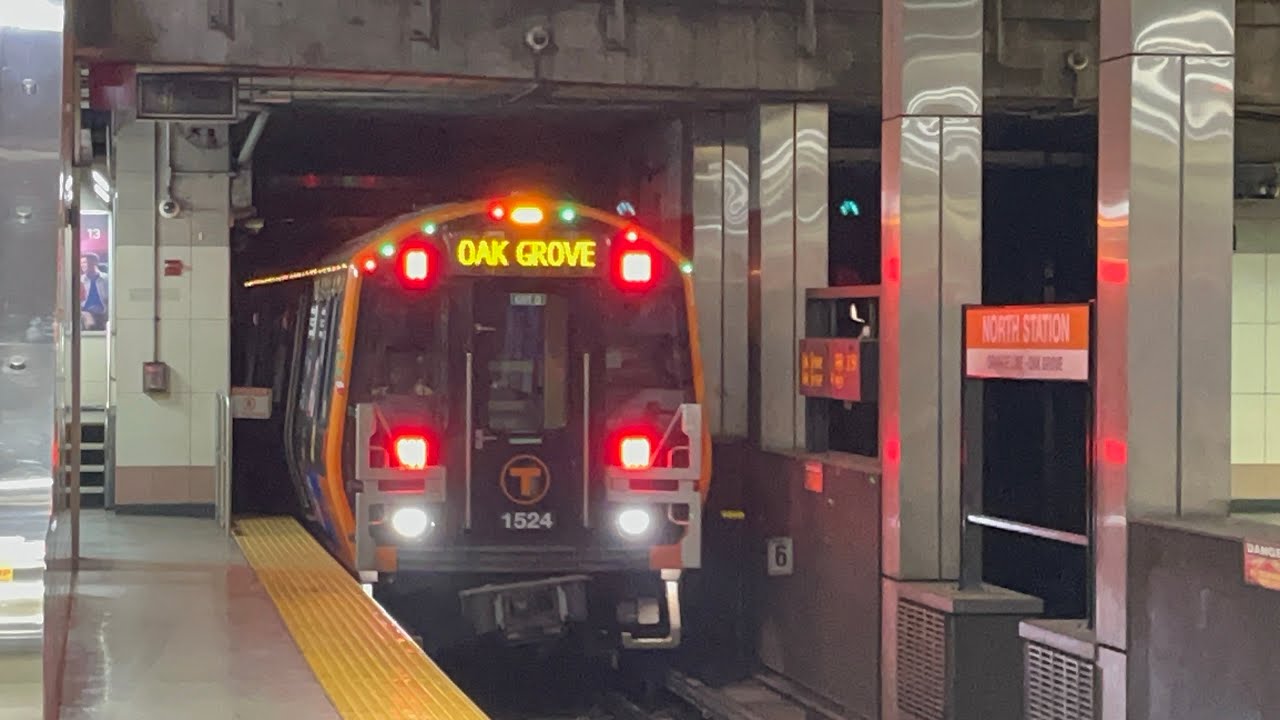 MBTA Christmas Train Orange and green line