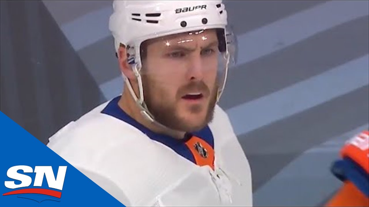 Ryan Pulock Launches Rocket To Score Power Play Goal Against Lightning