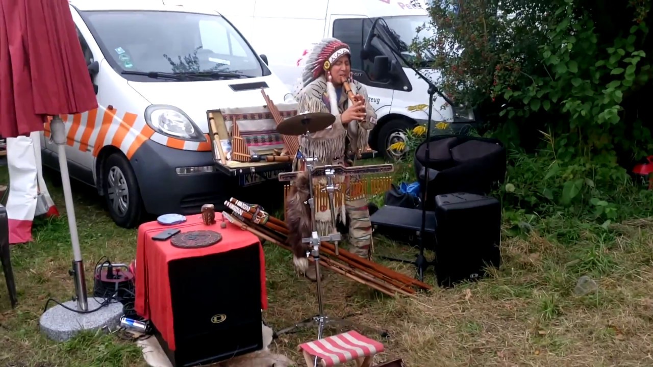 Havelberger Pferdemarkt u.a. mit Native American Indians Music