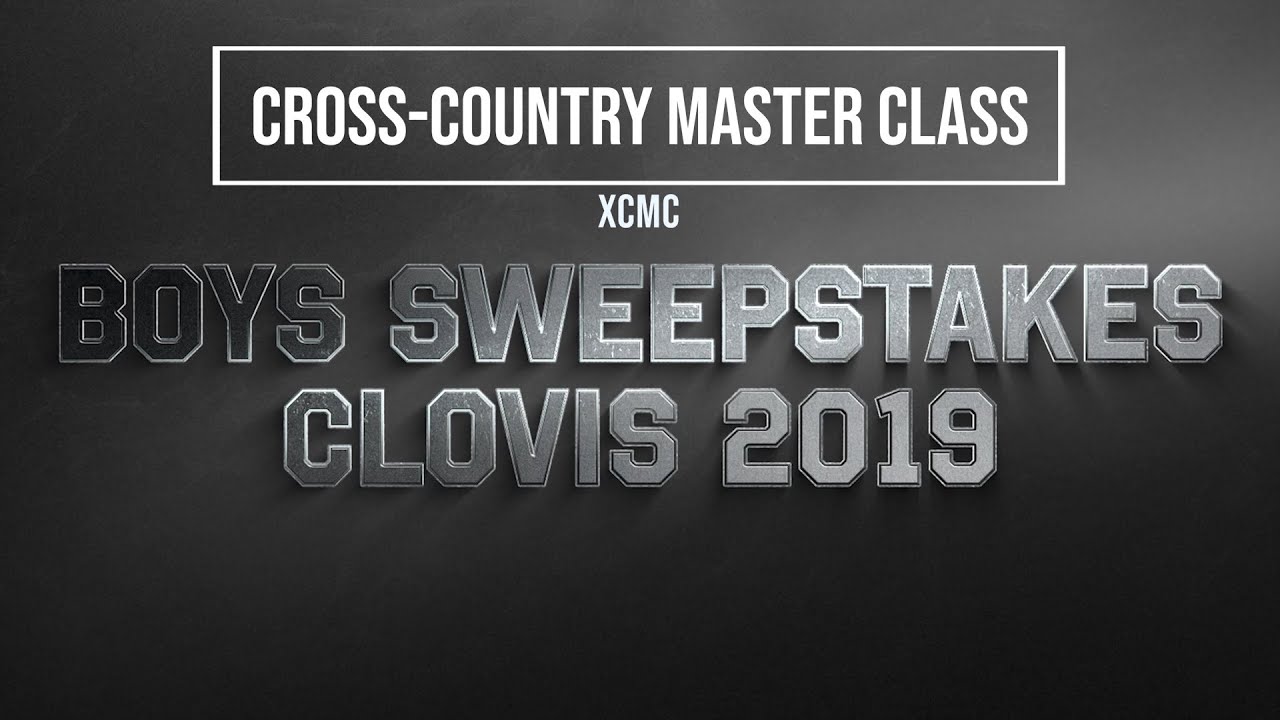 2019 XC - Master Class - Clovis Invitational Boys Championship Race