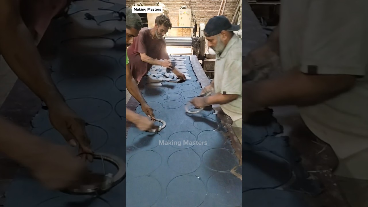 From Rubber to Seal: Tube Well Gasket Making Process in Industrial Workshop