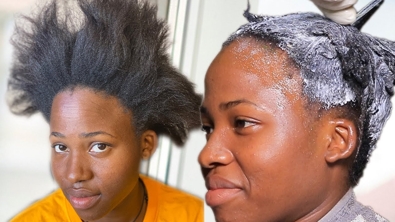 Can You Relax Your Natural Hair Like This?