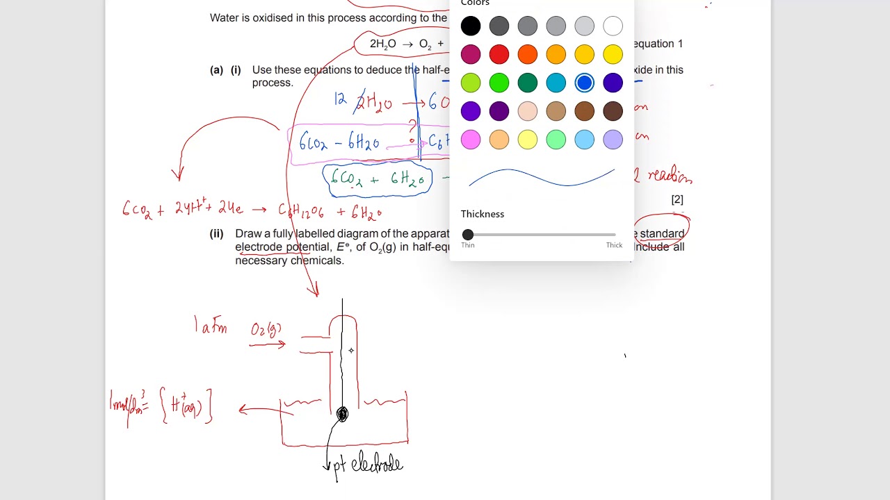 Live Class - A2 Chemistry - Electrochemistry Past Paper Questions