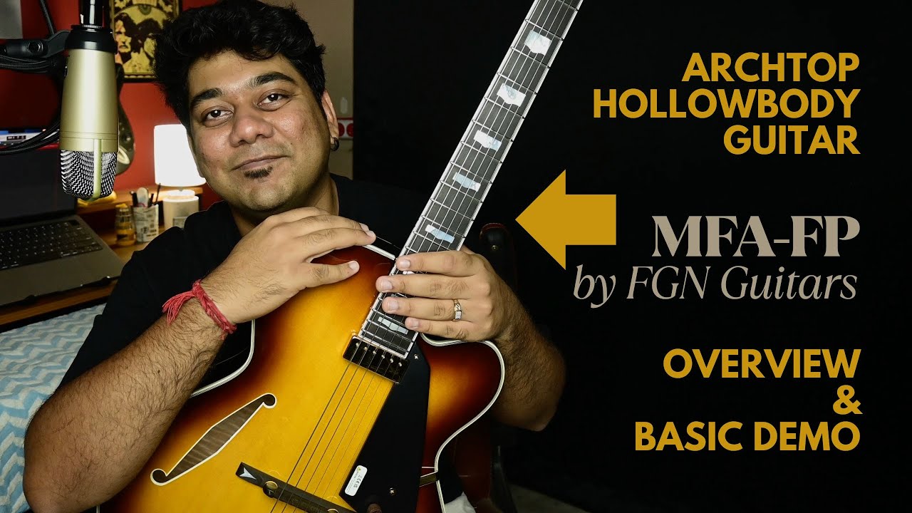 FGN Masterfield MFA-FP Hollowbody Archtop Guitar | Overview/Demo (4K)