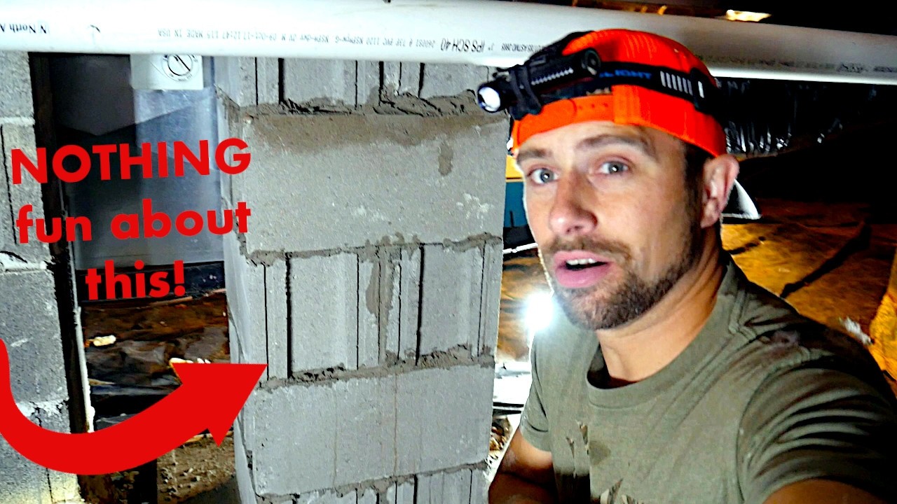 Самостоятельная установка опорных столбов: новые фундаменты, шлакоблоки и поддержка балок (без об...