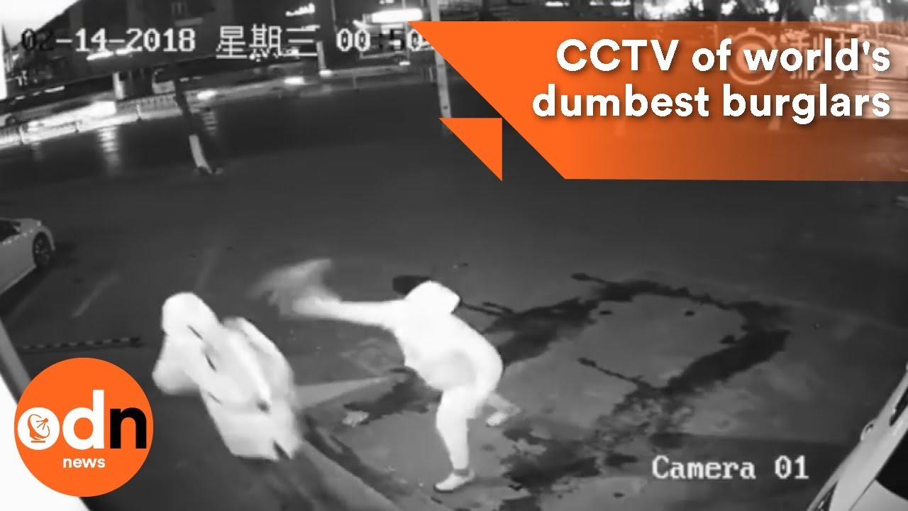 CCTV of world's dumbest burglars