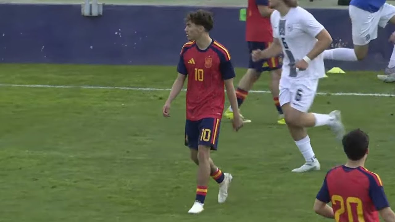 Thiago Pitarch MASTERCLASS vs Slovenia U19's