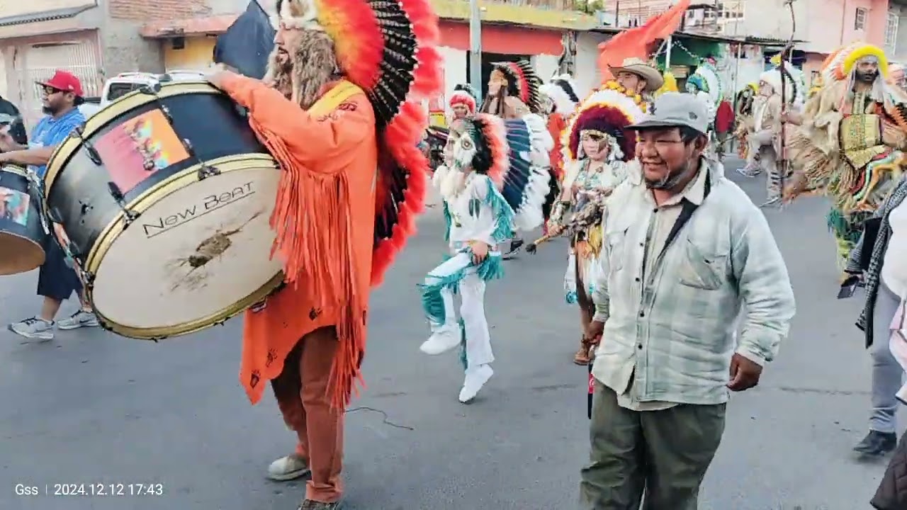 Recorrido en honor a la Virgen Guadalupe Valtierrilla Guanajuato 2024
