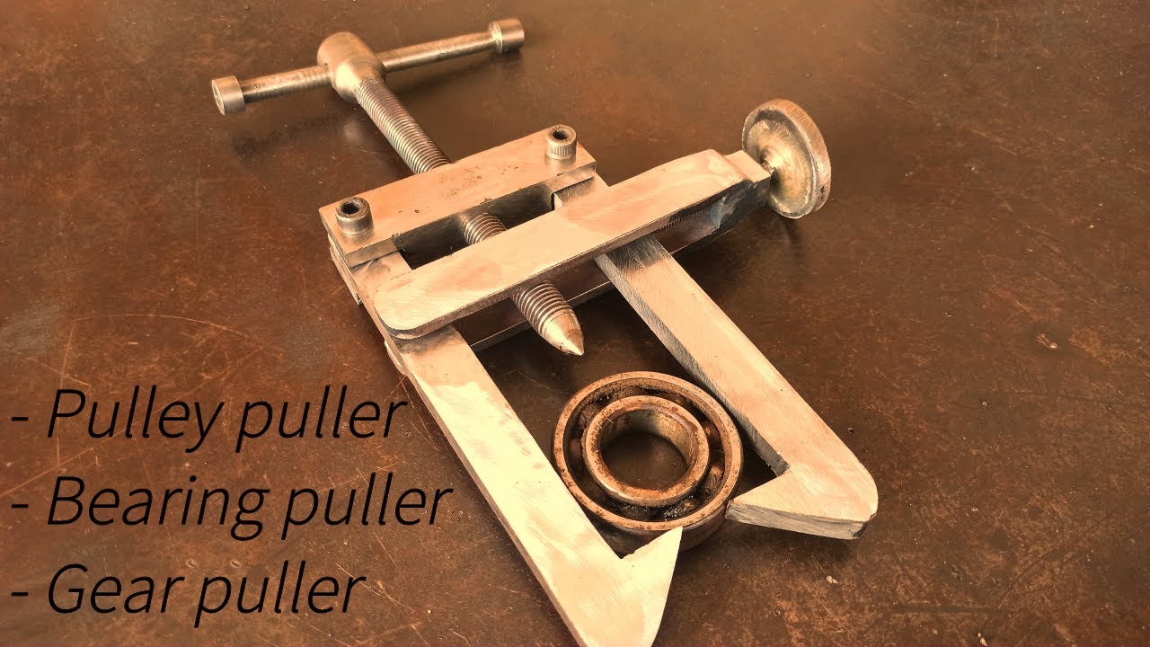 MAKE A DIY  BEARING PULLER // PULLEY PULLER // GEAR PULLER
