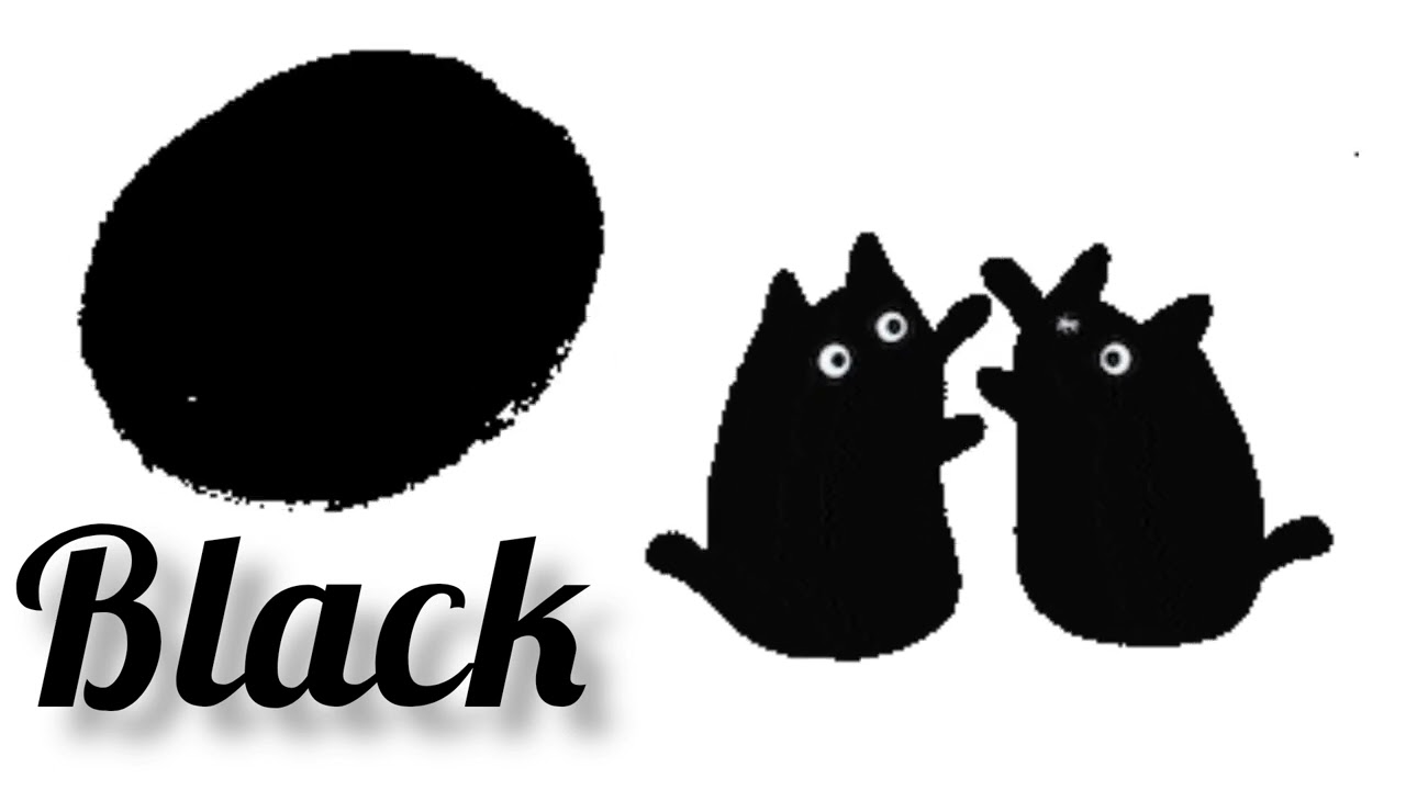 Black colour in Urdu for toddlers from 1to3Years/Anjum kids world 