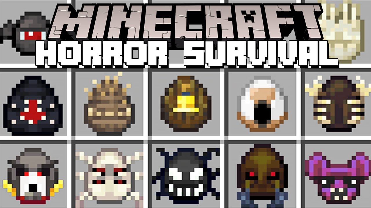 Minecraft HORROR SURVIVAL 3.0 / SCARY MOBS AND BOSSES MOD! (Minecraft Mods)