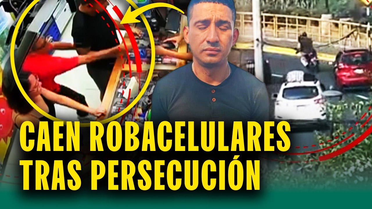 Tenían orden de captura pero seguían libres: Cayeron robacelulares en Lima