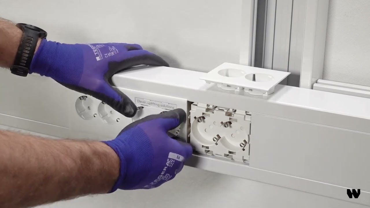Installing Stago WGX-W dedicated wiring devices