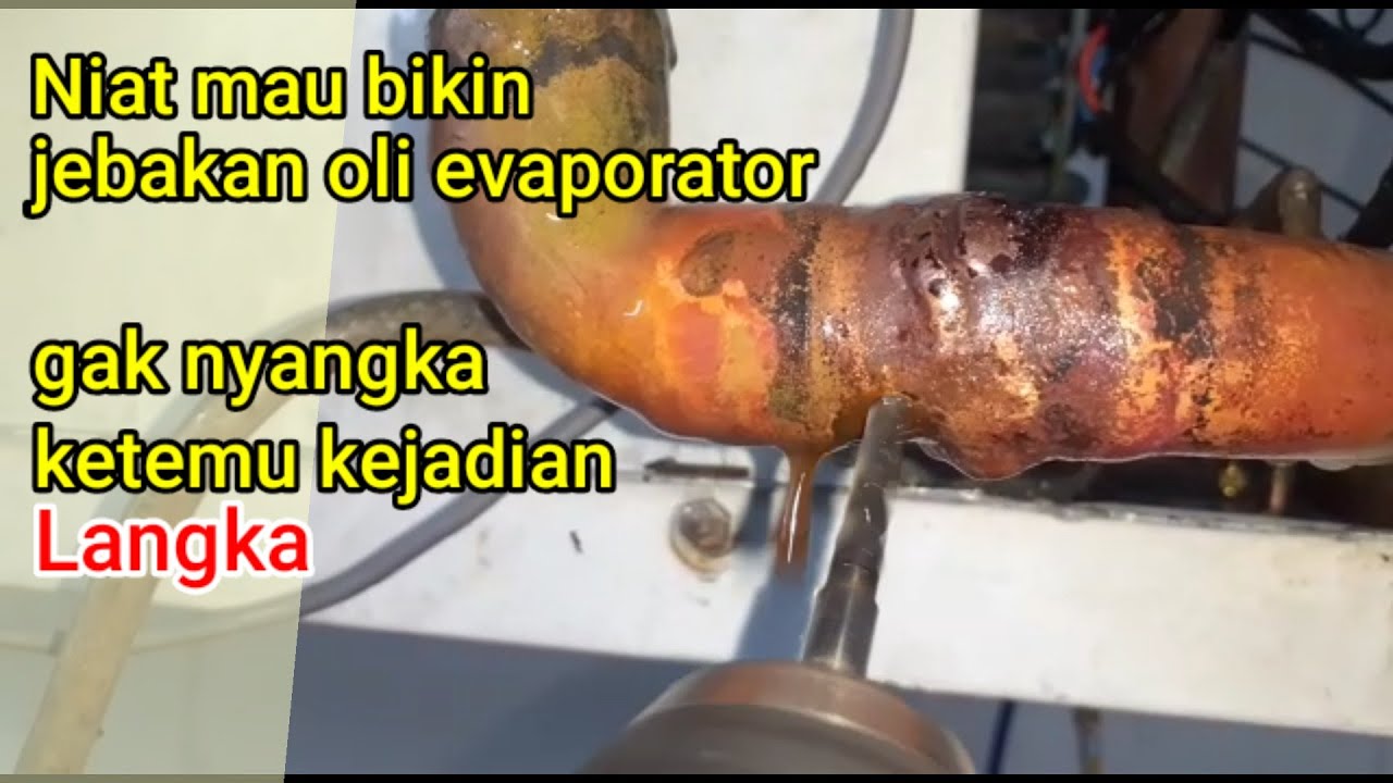 U trap evaporator | jebakan oli