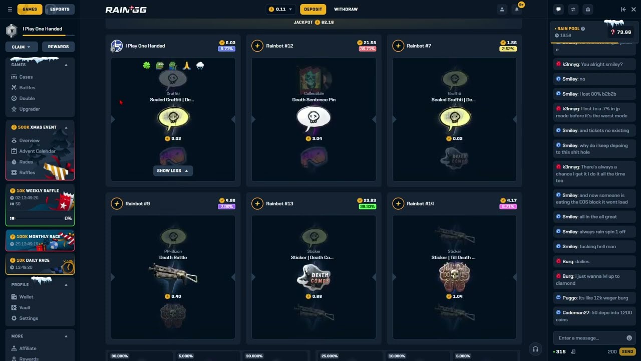 Feeling lucky on RAIN.GG!  #cs2  #cs2skin
