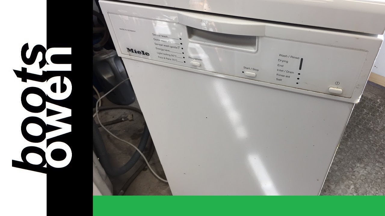 Testing a Miele G4500SC slimline dishwasher