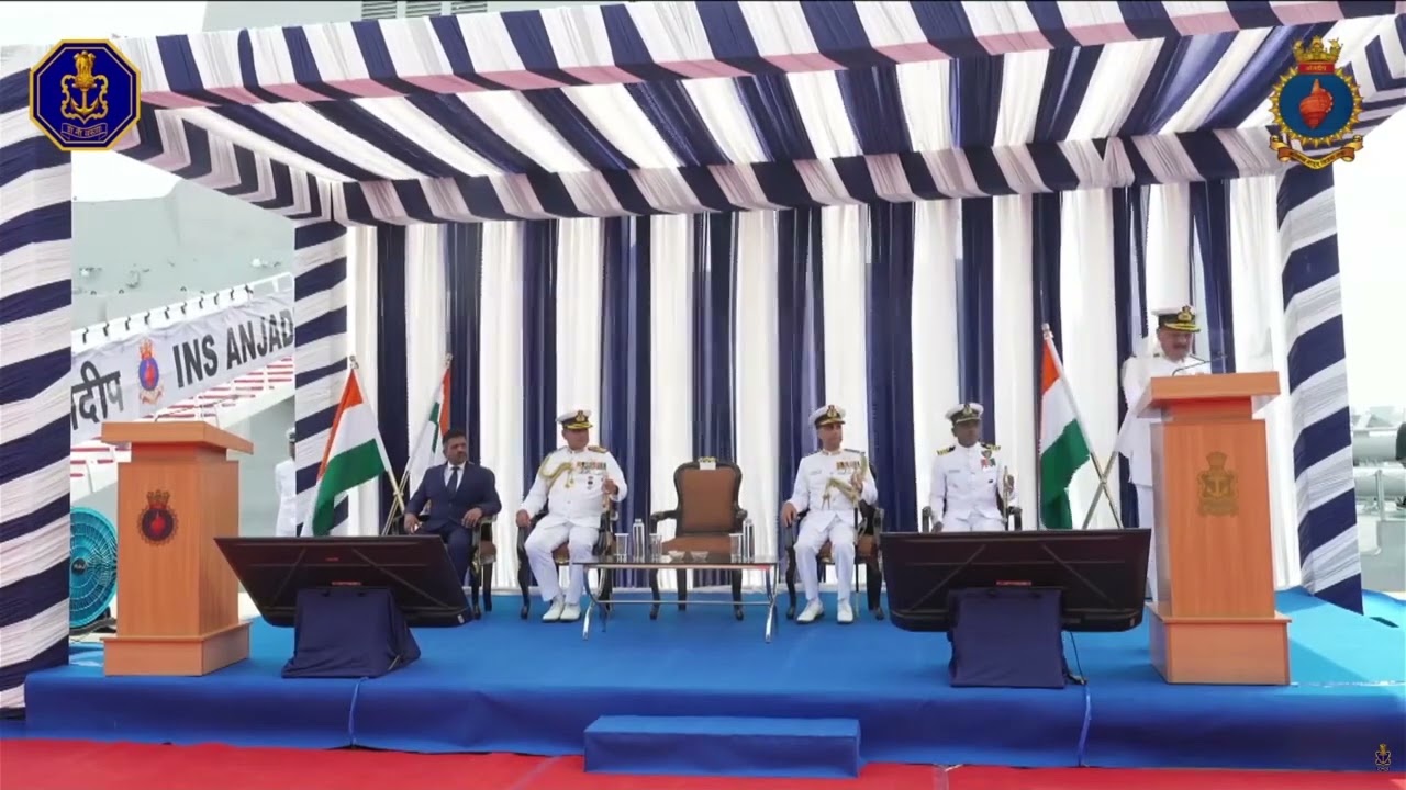 INS Anjadip Commissioned To Enhance Navy''s Anti-submarine Warfare Capabilities