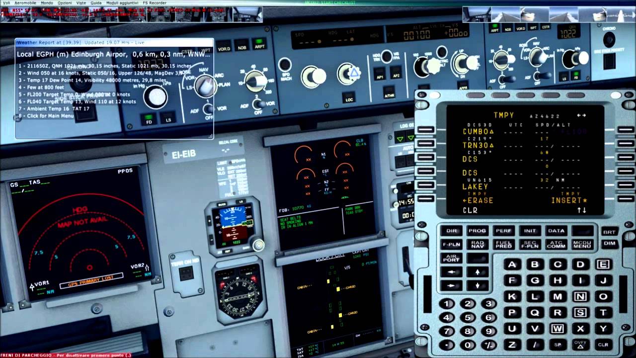 [FSX Tutorial] Aerosoft Airbus X: Accensione e Setup piano di volo