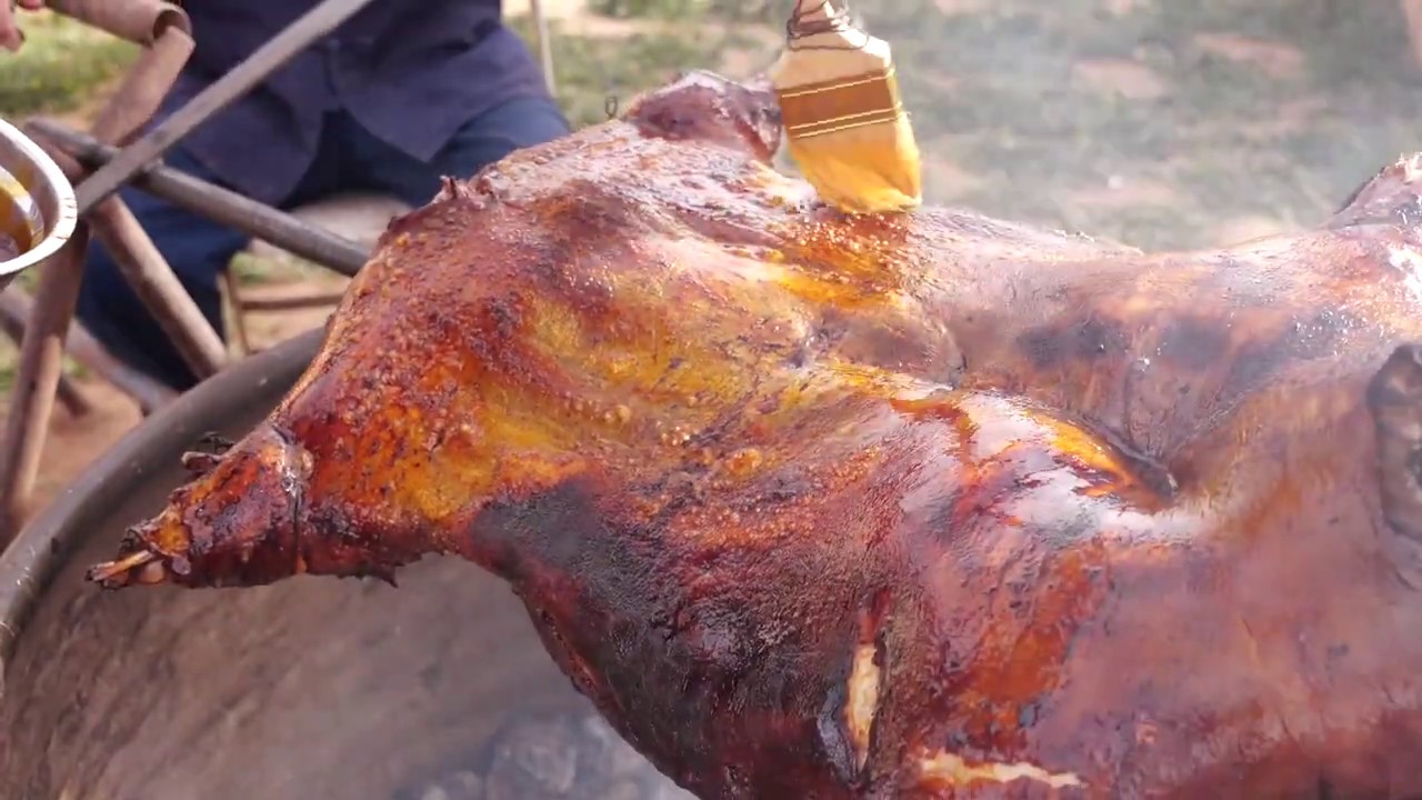 Whole Wild Pig Roast