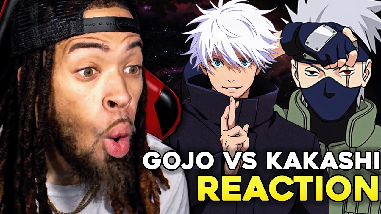 MAKEOUTtEEJ Reacts To GOJO VS KAKASHI (Fan Animation)