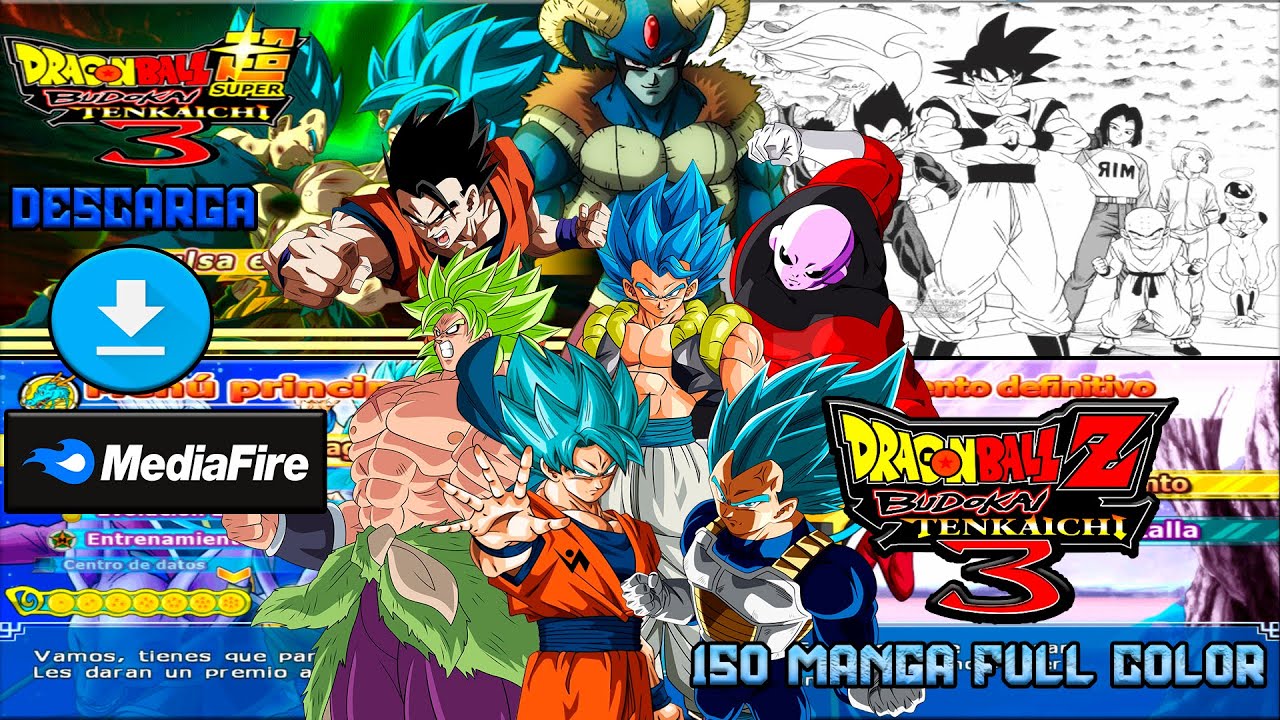 [DESCARGAR] ISO DBZ BUDOKAI TENKAICHI 3 MANGA FULL COLOR MODS ACTUALIZADOS 2020 & 2021/xJoseBT3