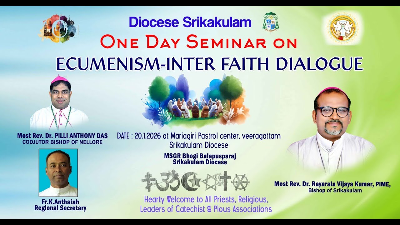 One Day Seminar on ECUMENISM INTER FAITH DIALOGUE - Mariagiri Shrine - Veeraghattam - 20-01-2026
