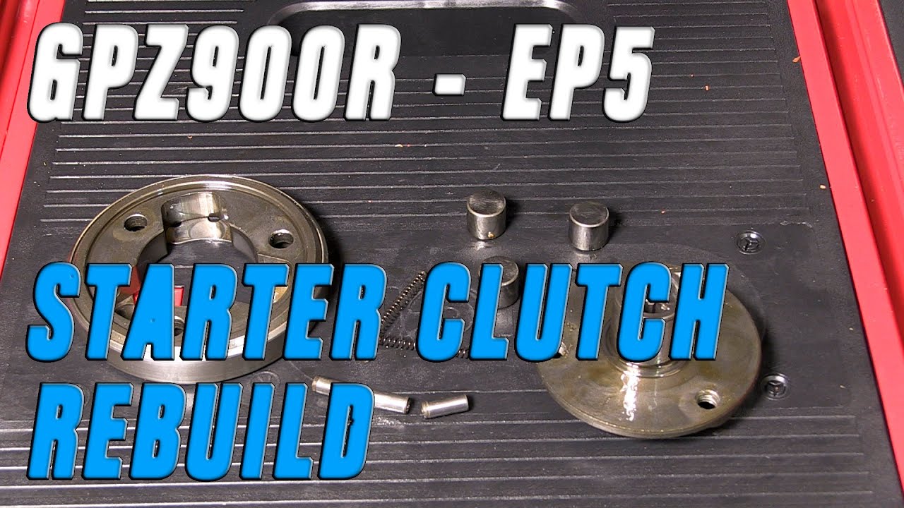 Kawasaki Ninja GPZ900R Rebuild EP5 - Starter Clutch Removal and Rebuild