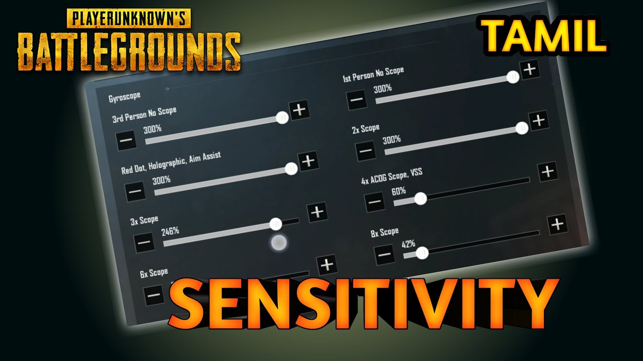 BEST SENSITIVITY SETTING GUIDE FOR PUBG MOBILE |  PUBG MOBILE TAMIL I PUBG TAMIL