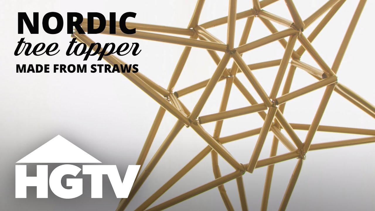 Make a Nordic-Inspired DIY Tree Topper | HGTV