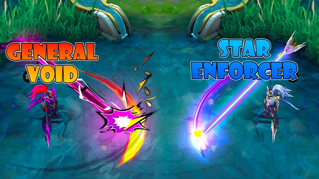 Alpha Star Enforcer VS General Void Skin Comparison