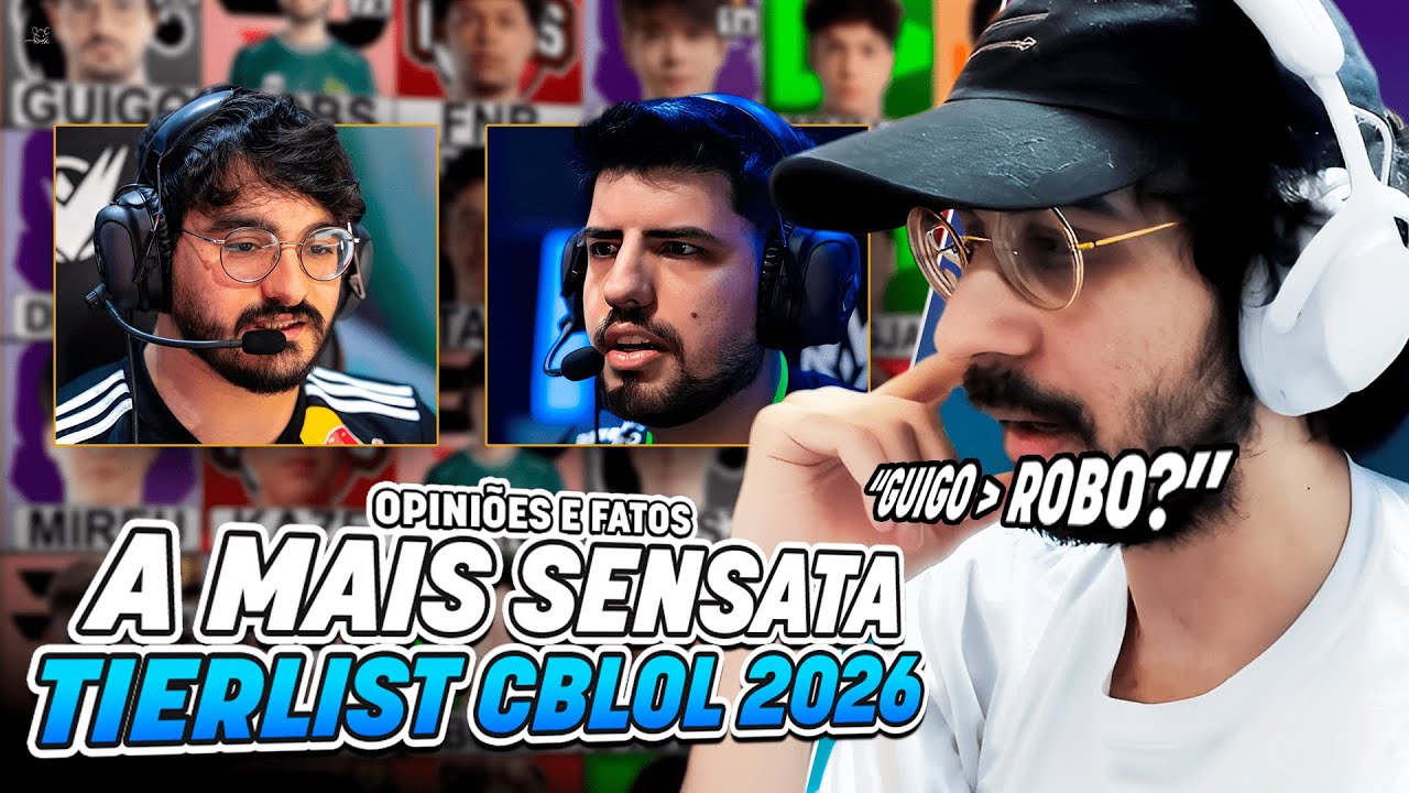 🚨 QUAL SERÁ O MELHOR TIME DO CBLOL? REVOLTA FAZ SUA TIERLIST DO CBLOL 2026!
