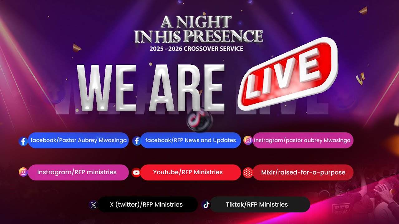A NIGHT IN HIS PRESENCE 2025-2026 CROSSOVER SERVICE || WITH PASTOR AUBREY||