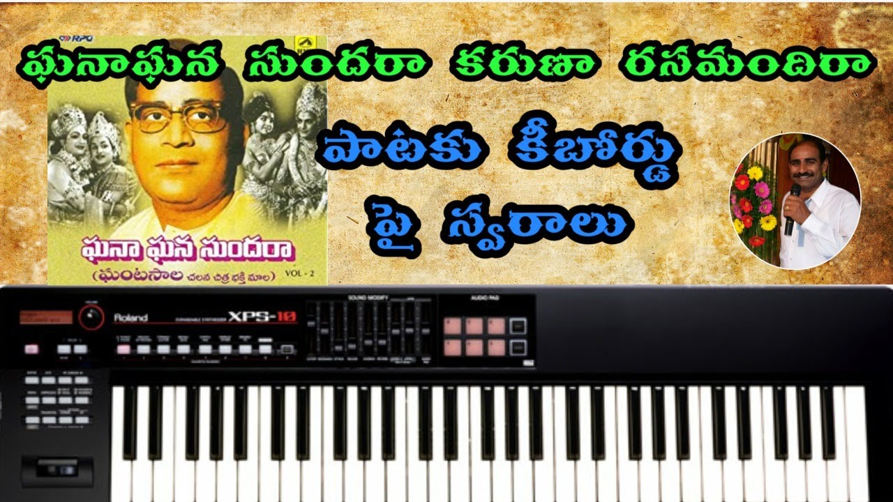 Ghanagana Sundara || Notes on keyboard || Telugu keyboard Tutorial || 9248951498