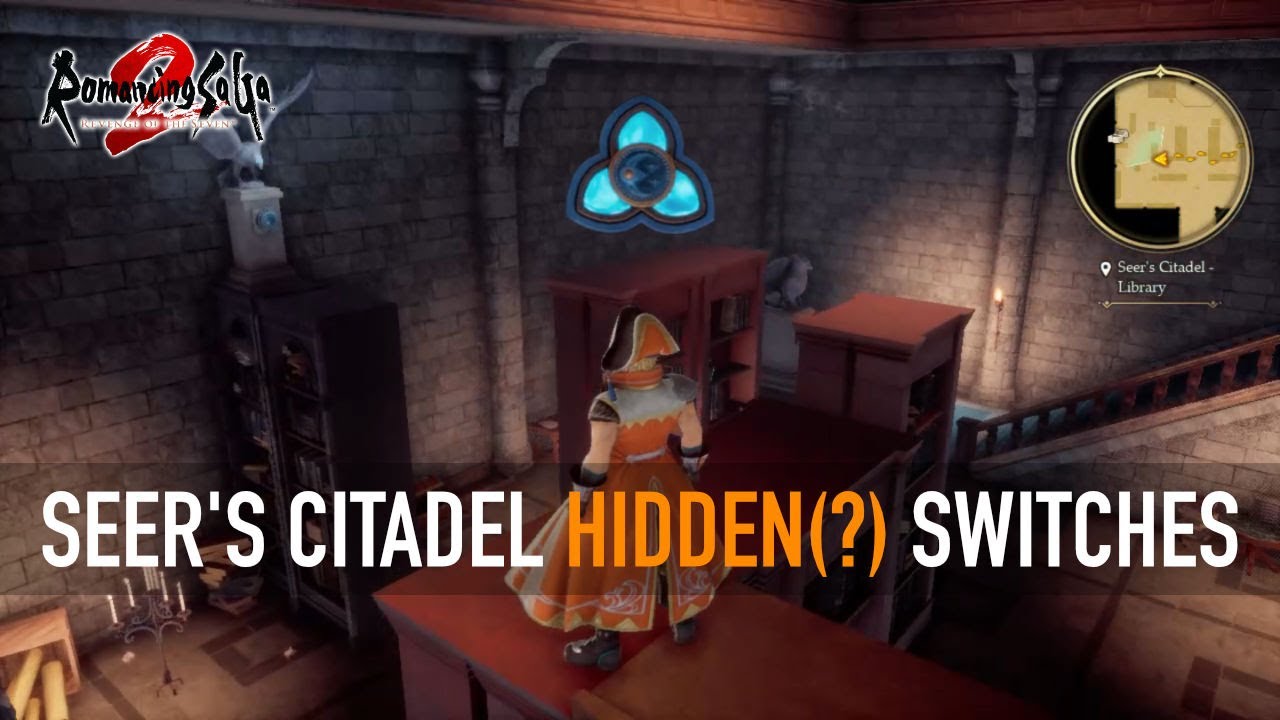 RS2R - Reach the 3 switches in Comroon Island Seer's Citadel