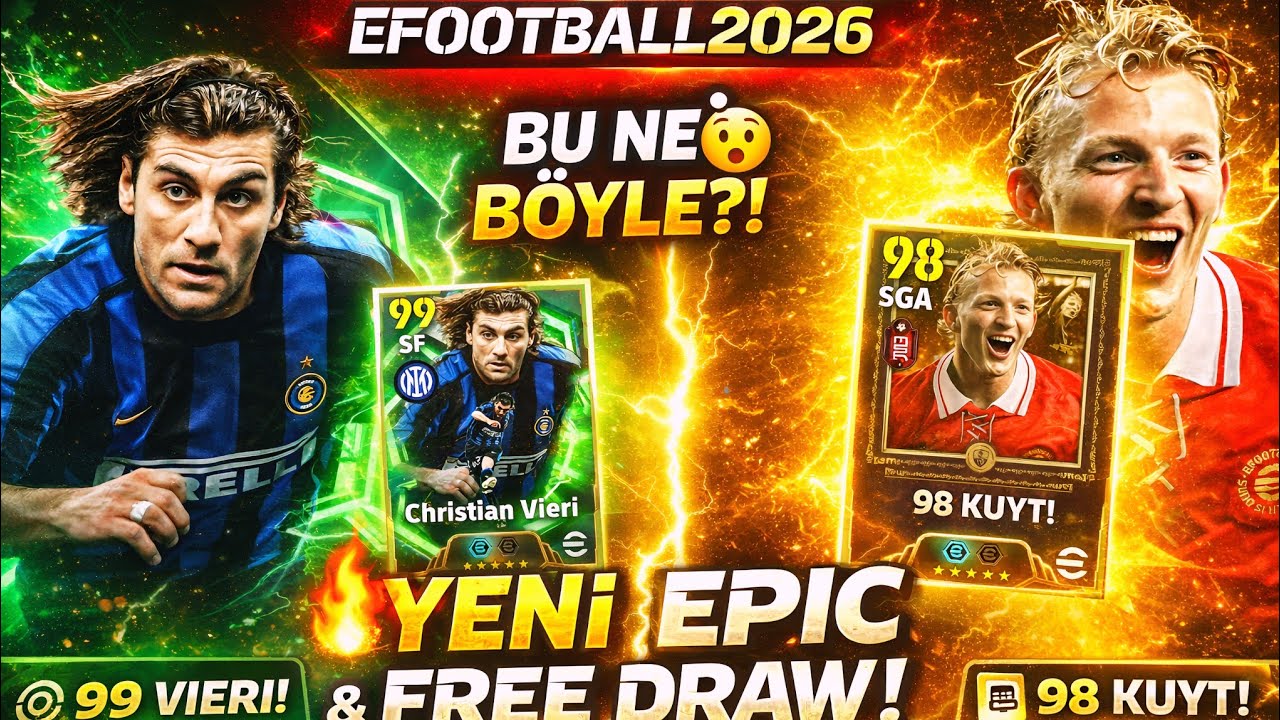 👉🔥YENİ EPİC & FREE DRAW! EFOOTBALL2026 DA NELER OLUYOR?!#efootball2026 #pes #efootball