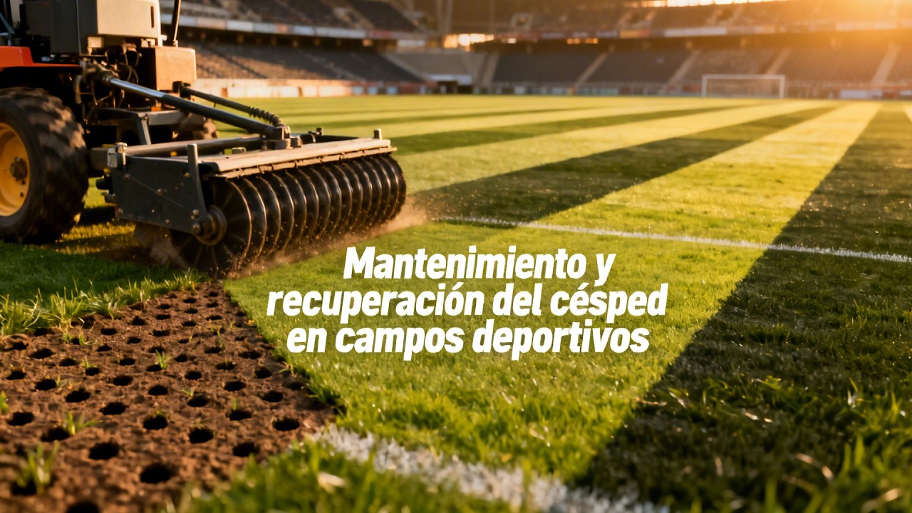 ✅ ✨ UD.7 | Mantenimiento y recuperación del césped en campos deportivos 🏟️🌱