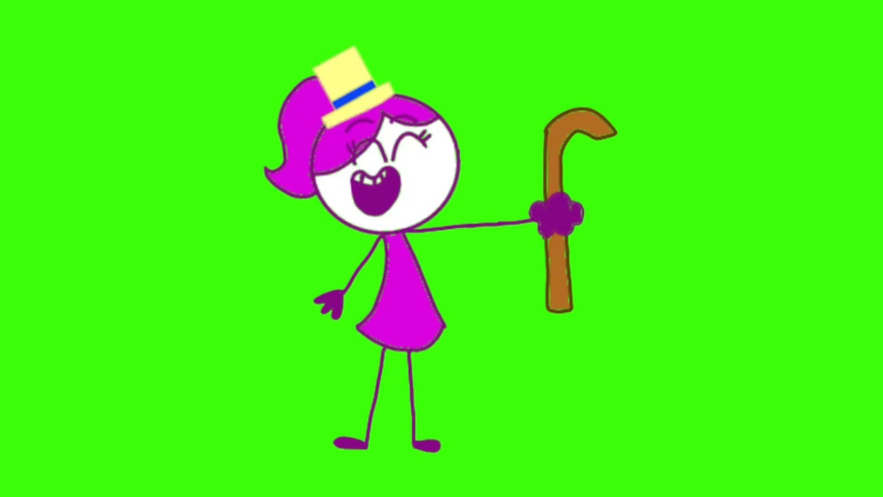 Pencilmation - Pencilmiss is a ticket seller x2 green screen