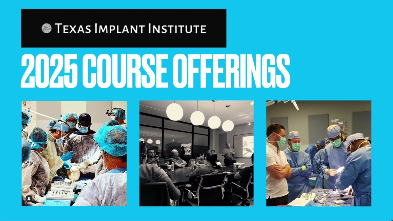 2025 Dental Implant CE Course Offerings