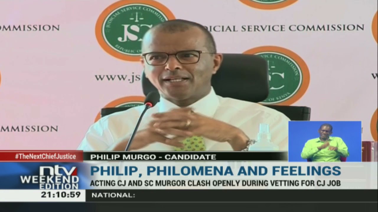 Philomena Mwilu and Philip Murgor clash during Chief Justice job interview