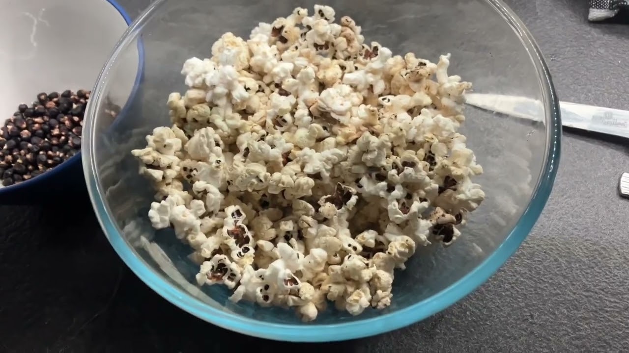 I grew my own popcorn in Ireland!